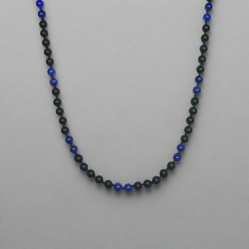 Lapis Lazulis and Onyx necklace