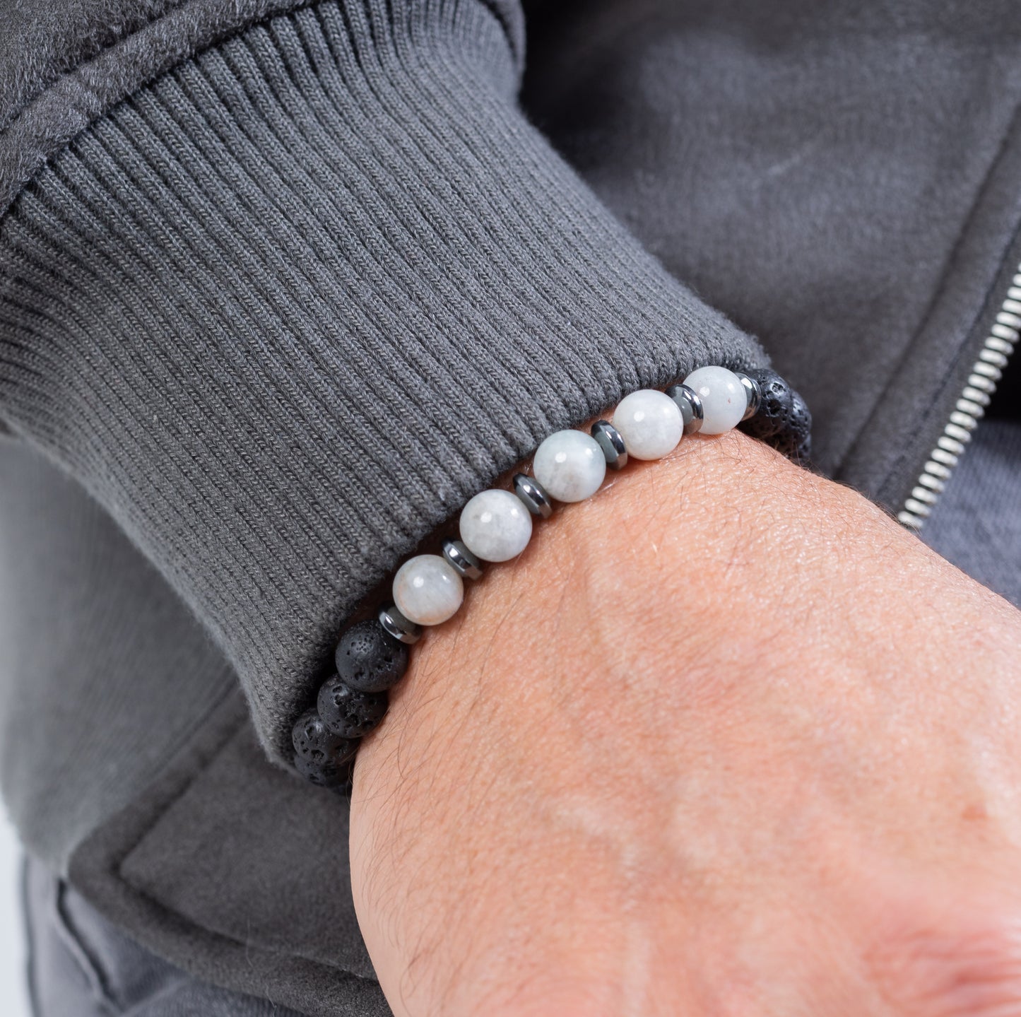 Aquamarine Kuffs for men bracelet