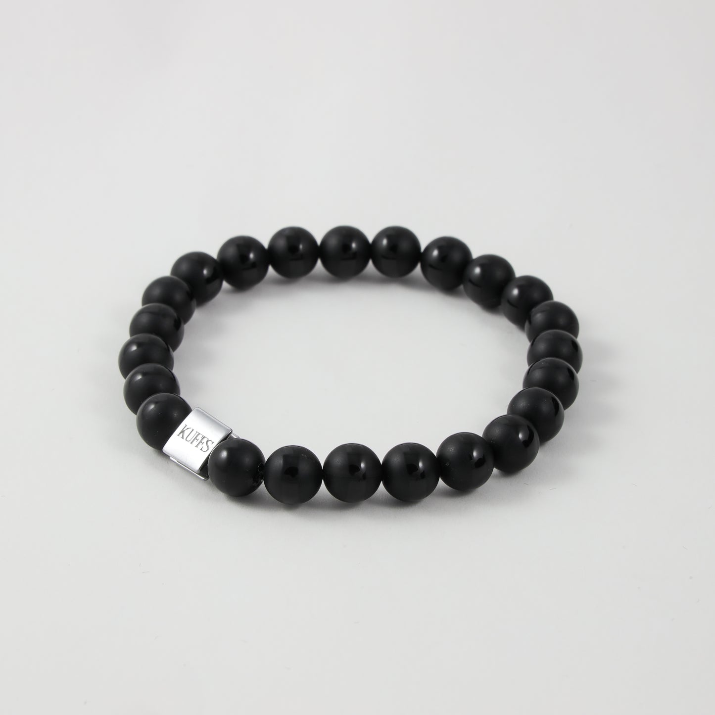 Black mat onyx with a shiny elegant strip