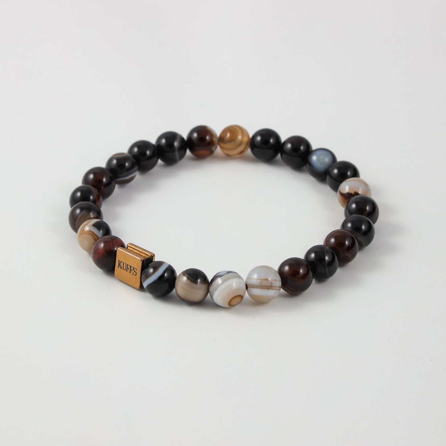 Dark Sulemani Agate bracelet for men