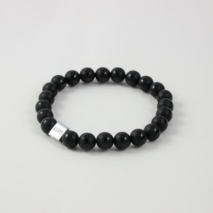 Black mat onyx with a shiny elegant strip