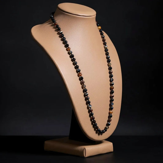 Sulemani dark necklace beads
