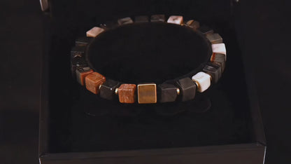 Jasper blocks Kuffs bracelet for men